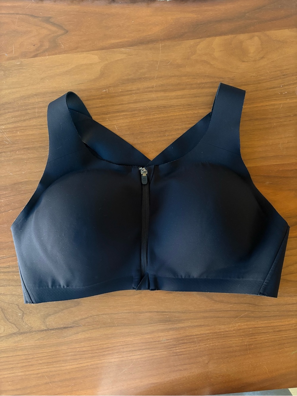 lululemon athletica Black Front-Zip Support Sports Bra